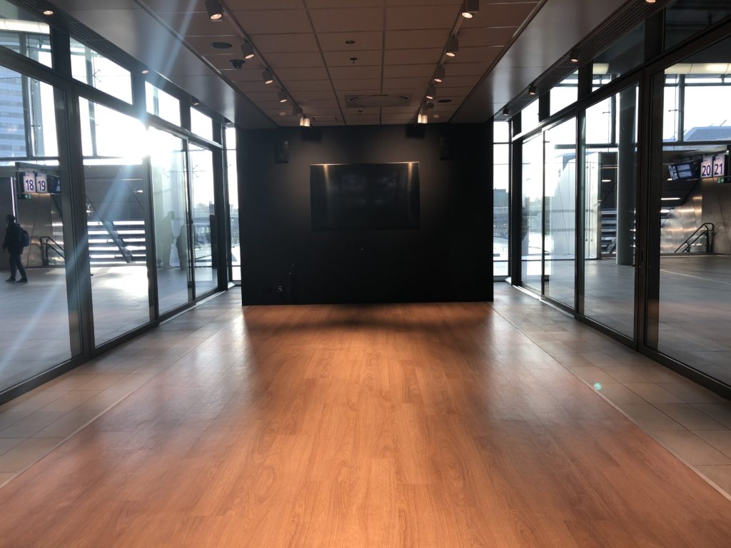 Pop-up is voorzien van digitaal scherm