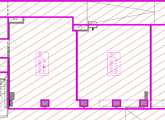 Plattegrond linker ruimte